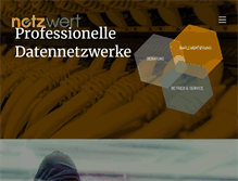 Tablet Screenshot of netzwert.it